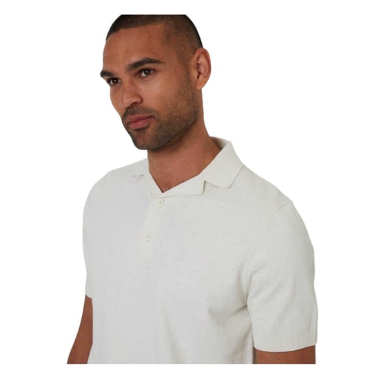 Threadbare - Poloshirt für Herren, Mit Kragen (Ecru) - Image 3