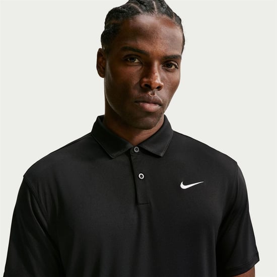Nike - "Performance" Poloshirt für Herren, kurzärmlig (Schwarz/Weiß) - Image 1