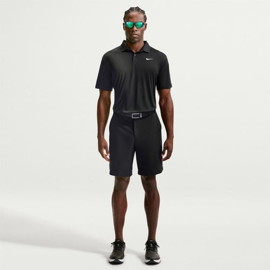 Nike - "Performance" Poloshirt für Herren, kurzärmlig (Schwarz/Weiß) - Image 4