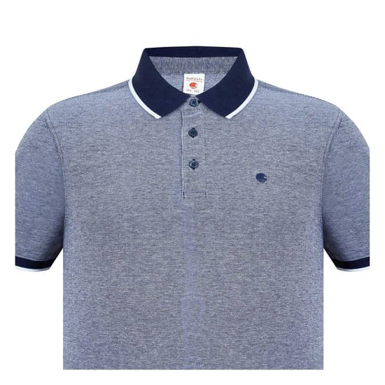 SoulCal - Poloshirt für Herren, Baumwolle Piqué (Marine/Weiß) - Image 4