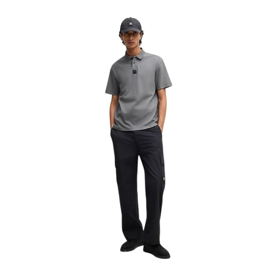 Hugo - "Deabono" Poloshirt für Herren (Grau) - Image 4