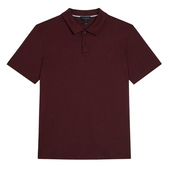 Ted Baker - "Zeiter" Poloshirt für Herren, Baumwolle (Weinrot) - Image 2