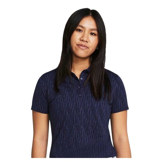Under Armour - "Playoff 3.0" Poloshirt für Damen, Jacquard (Blau) - Image 3