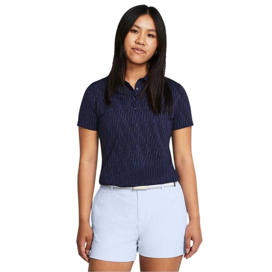 Under Armour - "Playoff 3.0" Poloshirt für Damen, Jacquard (Blau) - Image 4