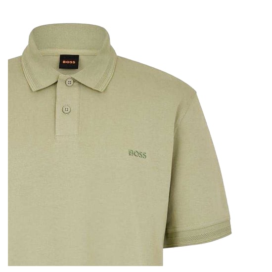 Boss - Poloshirt für Herren, Verriegelung, kurzärmlig (Grün) - Image 3