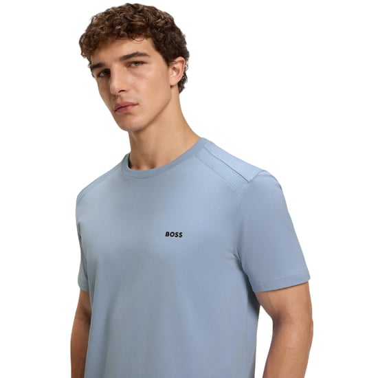 Boss - Poloshirt für Herren, Rundhalsausschnitt, Regulär, kurzärmlig (Blau) - Image 3