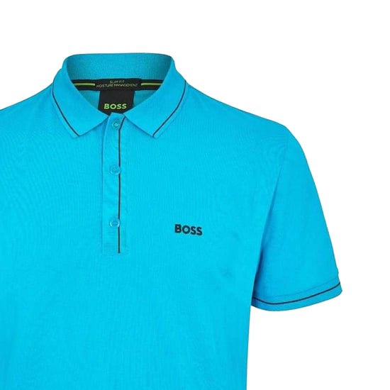 Boss - "Paule" Poloshirt für Herren (Türkis/Aquablau) - Image 2