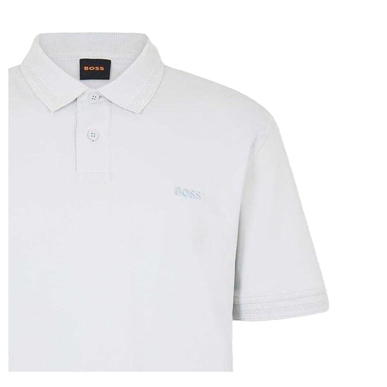 Boss - Poloshirt für Herren, Verriegelung, kurzärmlig (Hellgrau/Pastellgrau) - Image 3