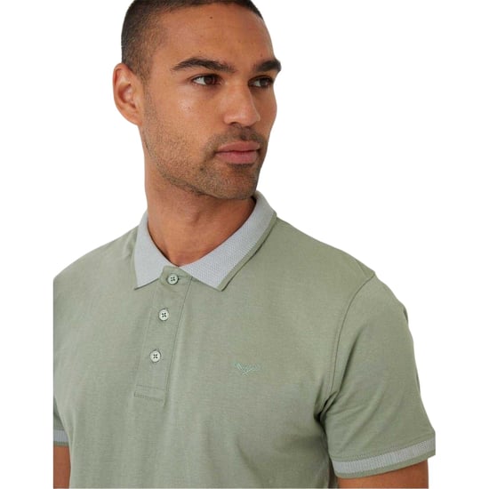 Threadbare - "Shandy Nocturnal" Poloshirt für Herren (Salbei) - Image 3