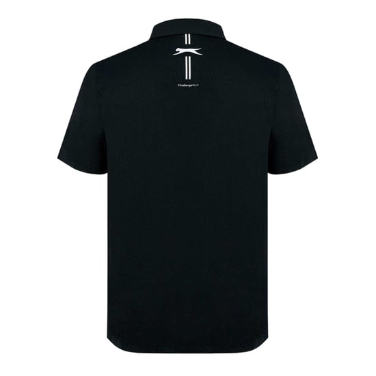 Slazenger - Poloshirt für Herren, Polyester, Emblem (Schwarz) - Image 2