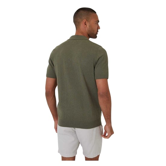 Threadbare - Poloshirt für Herren, Mit Kragen (Dunkler Salbei) - Image 2