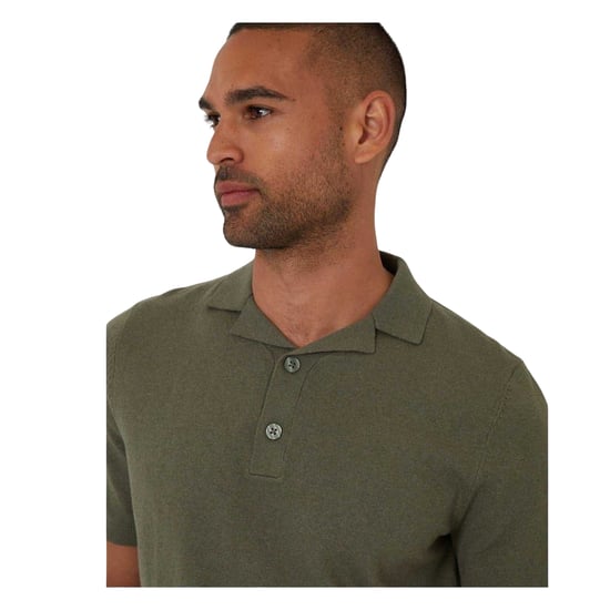 Threadbare - Poloshirt für Herren, Mit Kragen (Dunkler Salbei) - Image 3