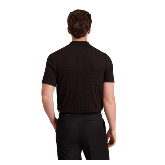 Ted Baker - Poloshirt für Herren, Mit Kragen, Jacquard (Schwarz) - Image 2