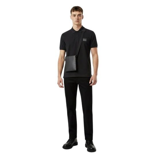 Hugo - Poloshirt für Herren, Mit Kragen, kurzärmlig (Schwarz) - Image 3