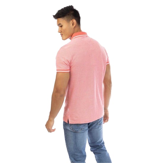 Peter Werth - Poloshirt für Herren, Strukturiert, kurzärmlig (Pink) - Image 3