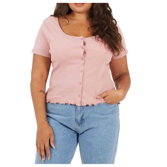 Brave Soul - T-Shirt für Damen, Plus (Graurosa) - Image 1