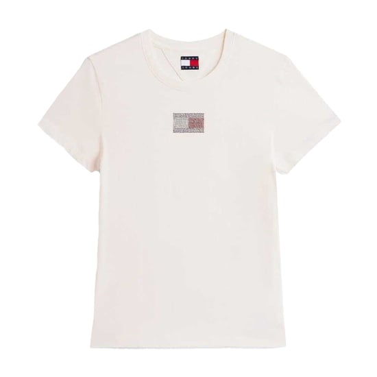 Tommy Jeans - T-Shirt für Damen, Logo, Regulär (Antikweiß) - Image 2