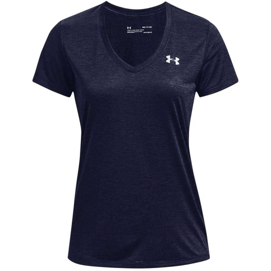 Under Armour - T-Shirt für Damen, V-Ausschnitt, lose Passform (Mitternachtsblau) - Image 1