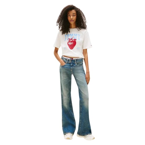 Tommy Jeans - T-Shirt für Damen, Regulär (Ecru) - Image 3