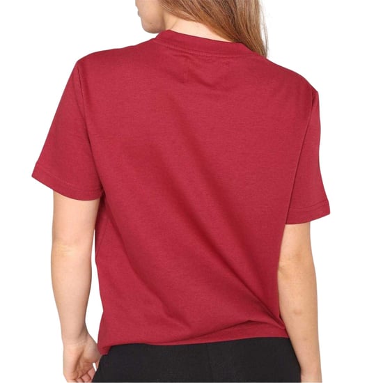 Blank Essentials - "London" T-Shirt für Damen, Übergroß (Burgunderrot) - Image 4
