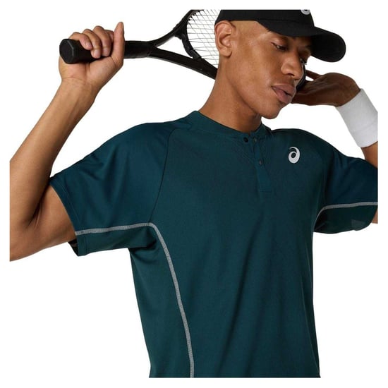Asics - Poloshirt für Herren, Spiel (Grün) - Image 4