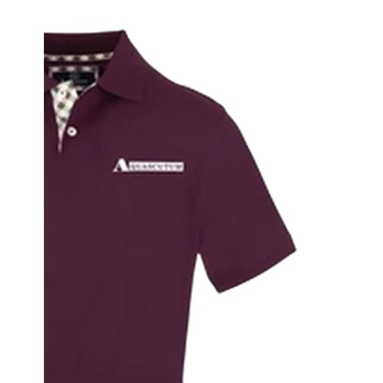 Aquascutum - Poloshirt für Herren, Mit Kragen, kurzärmlig (Rot) - Image 3