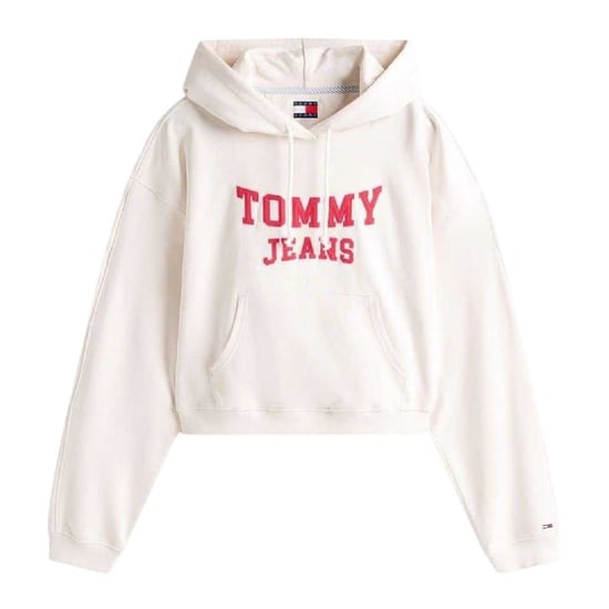 Tommy Jeans - Kurz-Hoodie für Damen (Antikweiß) - Image 1