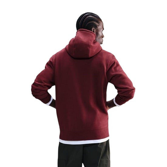 Nike - "Club" Hoodie zum Überziehen für Herren, Fleece (Team Rot) - Image 3