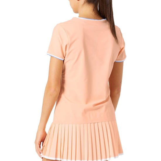 Ellesse - T-Shirt für Damen, V-Ausschnitt (Hellorange) - Image 2