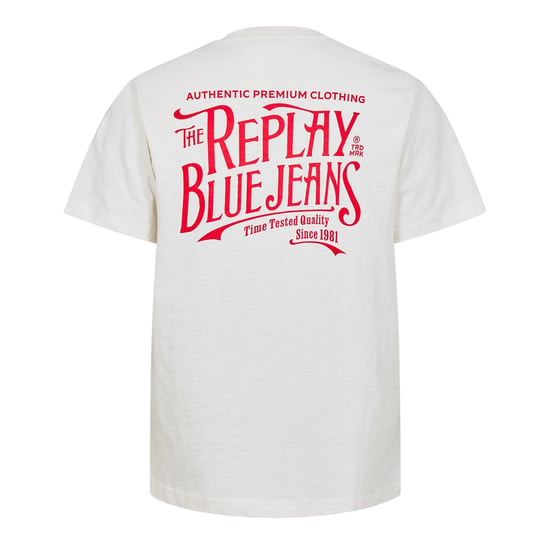 Replay - "Back Jeans" T-Shirt für Herren (Weiß) - Image 2