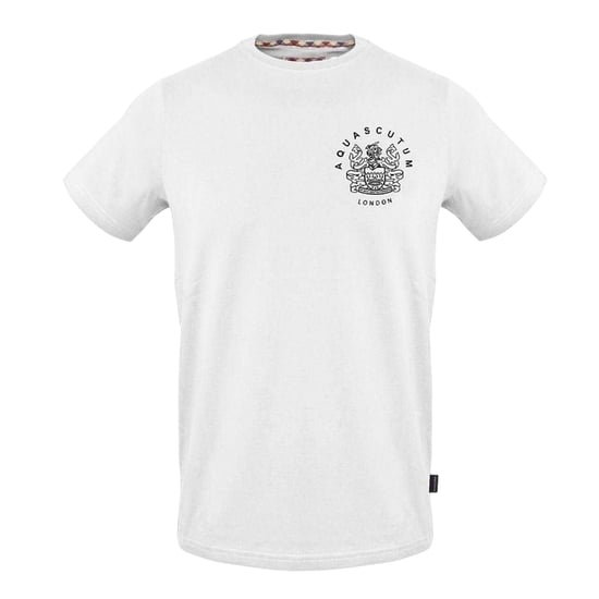 Aquascutum - T-Shirt für Herren, Rundhalsausschnitt, Regulär (Weiß) - Image 1