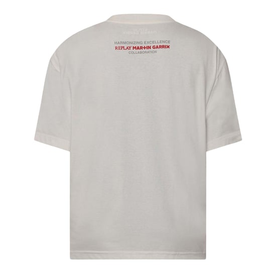 Replay - "Martin Garrix" T-Shirt für Herren, Baumwolle, Übergroß (Weiß) - Image 2