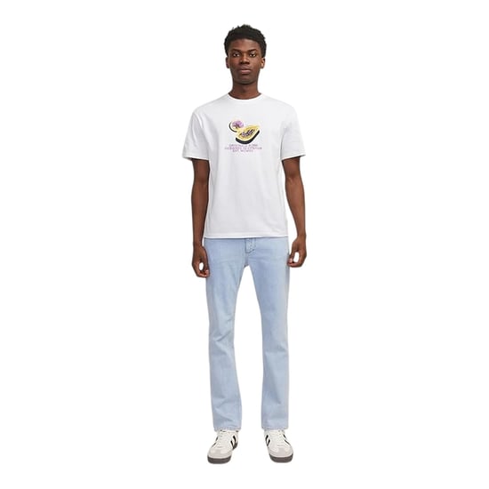 Jack And Jones - T-Shirt für Herren, Rundhalsausschnitt (Leuchtend Weiß) - Image 5