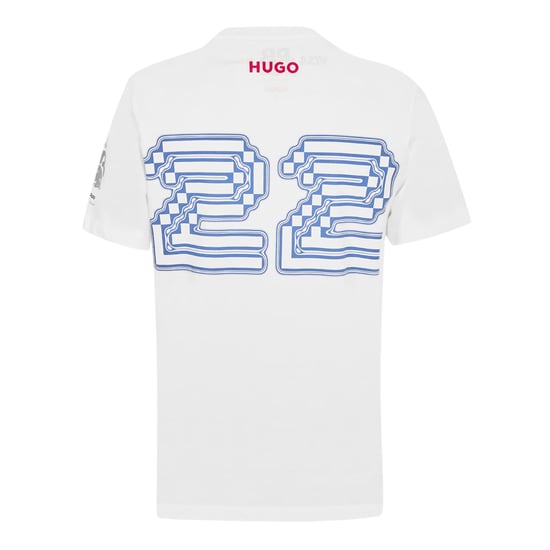 Hugo - "Tsunoda" T-Shirt für Herren, Rundhalsausschnitt, Regulär (Weiß) - Image 2