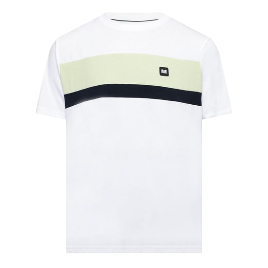 Weekend Offender - "Crossword" T-Shirt für Herren, Regulär (Weiß/Minzgrün/Marine) - Image 2
