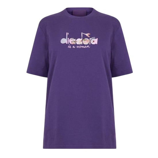 Diadora - T-Shirt für Damen, Rundhalsausschnitt (Violett) - Image 1