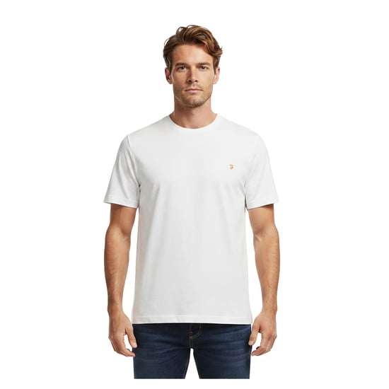 Farah - "Harrow" T-Shirt für Herren, kurzärmlig (Weiß) - Image 4