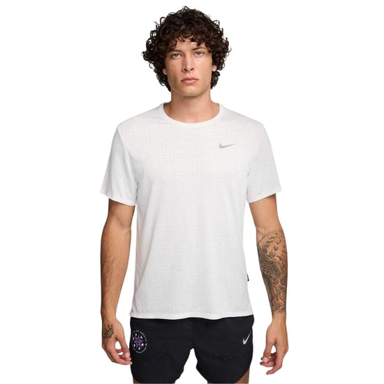 Nike - "Miler" T-Shirt für Herren, Rundhalsausschnitt, Dri-FIT (Weiß) - Image 1