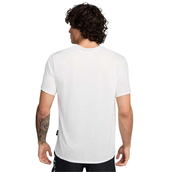 Nike - "Miler" T-Shirt für Herren, Rundhalsausschnitt, Dri-FIT (Weiß) - Image 2