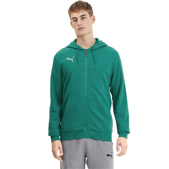 Puma - "TeamGoal 23 Casuals" Hoodie mit durchgehendem Reißverschluss für Herren (Pfeffer-Grün) - Image 4