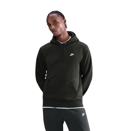 Nike - "Club" Hoodie zum Überziehen für Herren, Fleece (Mammutbaum Rot) - Image 2