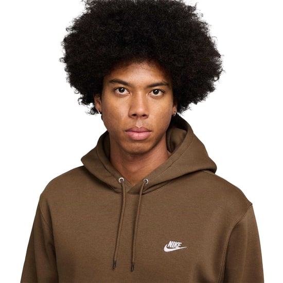 Nike - "Club" Hoodie zum Überziehen für Herren, Fleece (Mosswood Braun) - Image 3