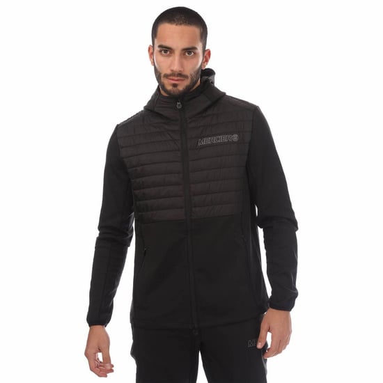 Mercier - "Dynamic" Hoodie mit durchgehendem Reißverschluss für Herren (Schwarz) - Image 2
