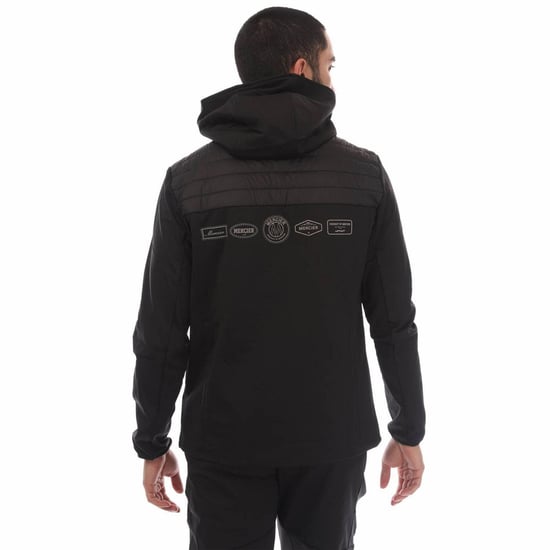 Mercier - "Dynamic" Hoodie mit durchgehendem Reißverschluss für Herren (Schwarz) - Image 3