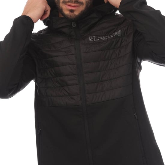 Mercier - "Dynamic" Hoodie mit durchgehendem Reißverschluss für Herren (Schwarz) - Image 4