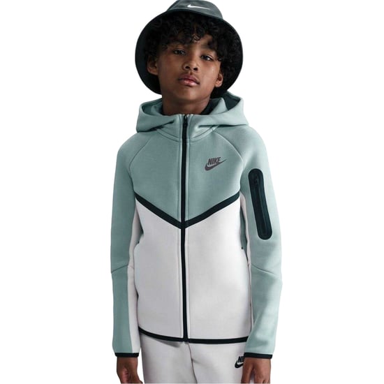 Nike - Hoodie mit durchgehendem Reißverschluss für Kinder, Fleece (Salbei/Pflaume) - Image 1
