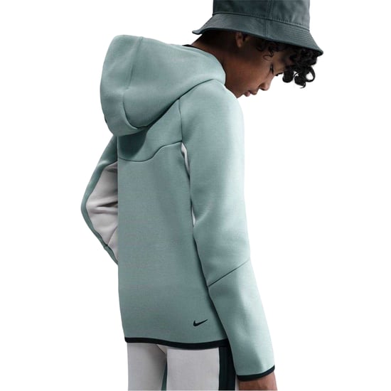 Nike - Hoodie mit durchgehendem Reißverschluss für Kinder, Fleece (Salbei/Pflaume) - Image 2