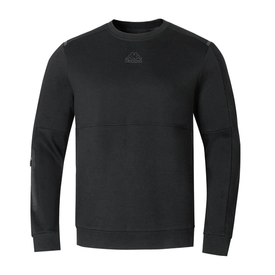 Kappa - Sweatshirt für Herren, Teddy-Stoff (Schwarz) - Image 1