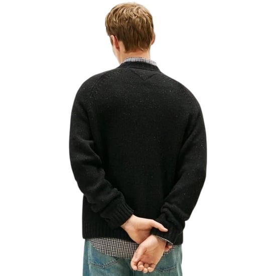 Tommy Jeans - Sweatshirt für Herren, Rundhalsausschnitt, Jerseyware (Schwarz) - Image 2