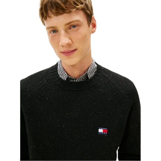 Tommy Jeans - Sweatshirt für Herren, Rundhalsausschnitt, Jerseyware (Schwarz) - Image 3